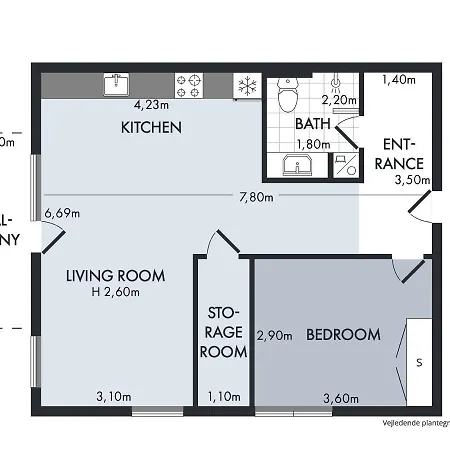 Sanders Arena - Dreamy One-bedroom Close To Metro Station Copenhagen